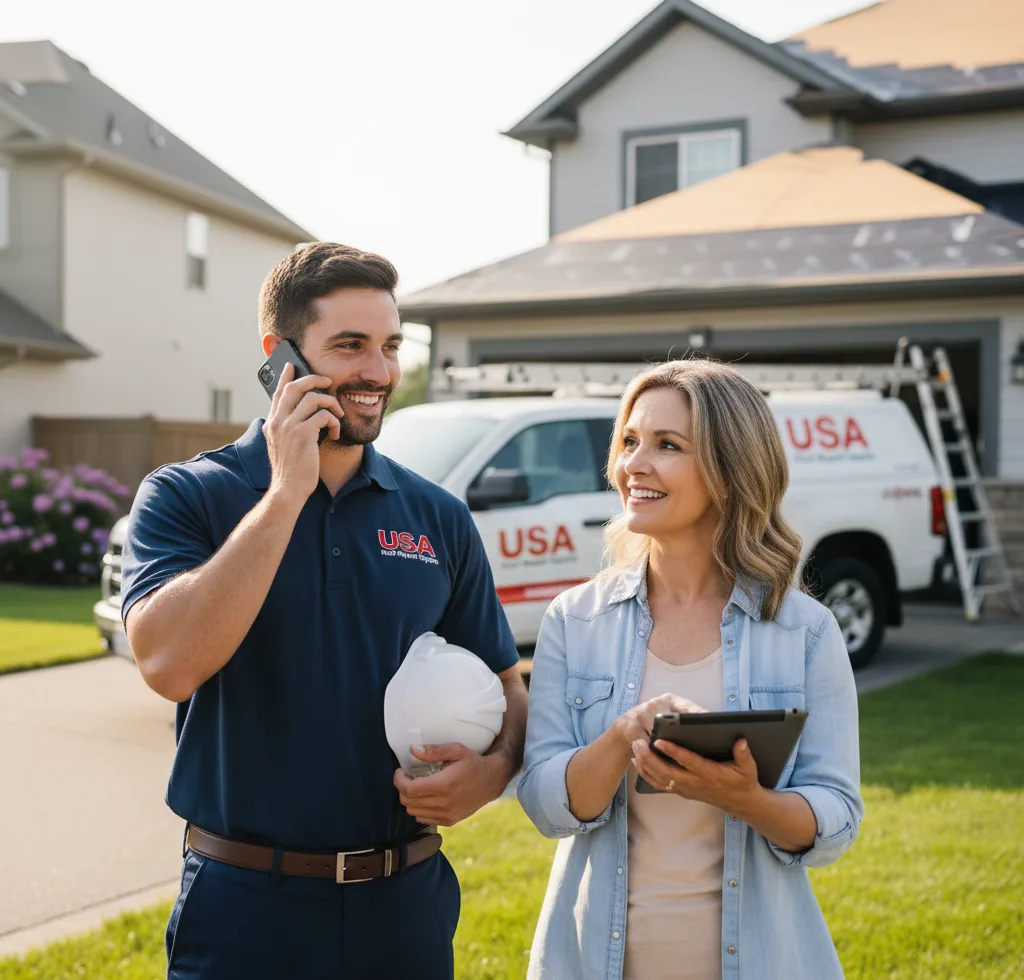 USA Roof Repair Experts customer support in Flowood